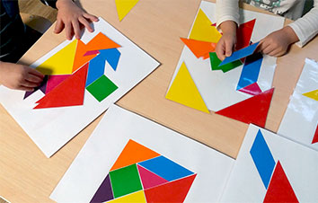 Matematyka sensoryczna w przedszkolu Poranna Chmurka w Szczecinie